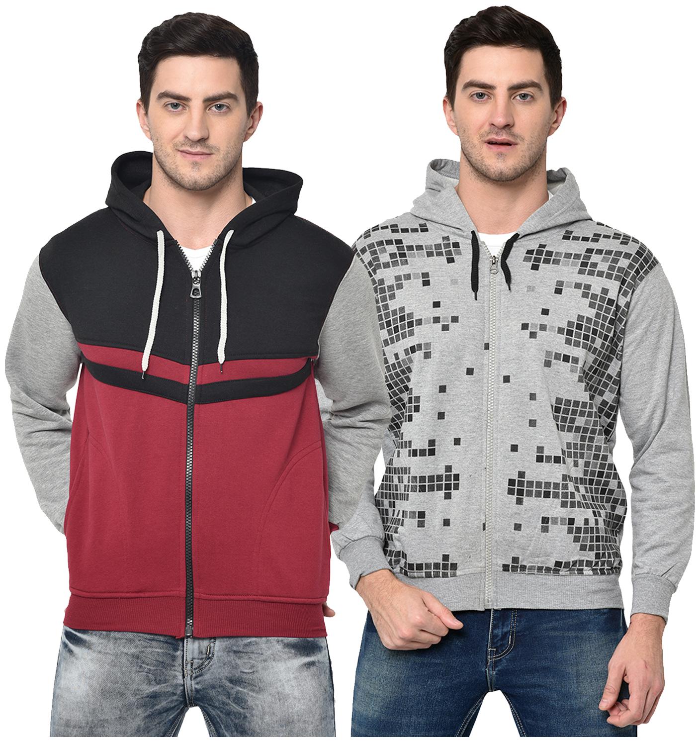 

VIMAL JONNEY Men Multi Hooded Hoodie