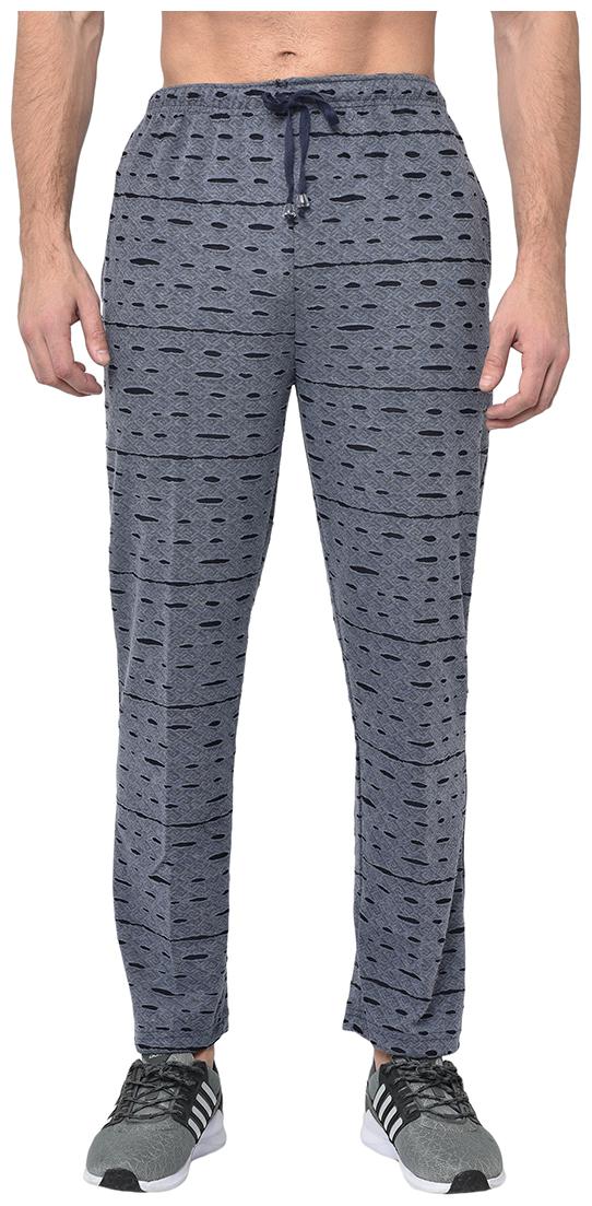 

Vimal Jonney Cotton Blend Printed Navy Blue Color Track Pants