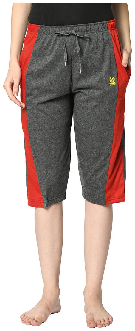 

VIMAL JONNEY Women Solid Regular shorts - Grey