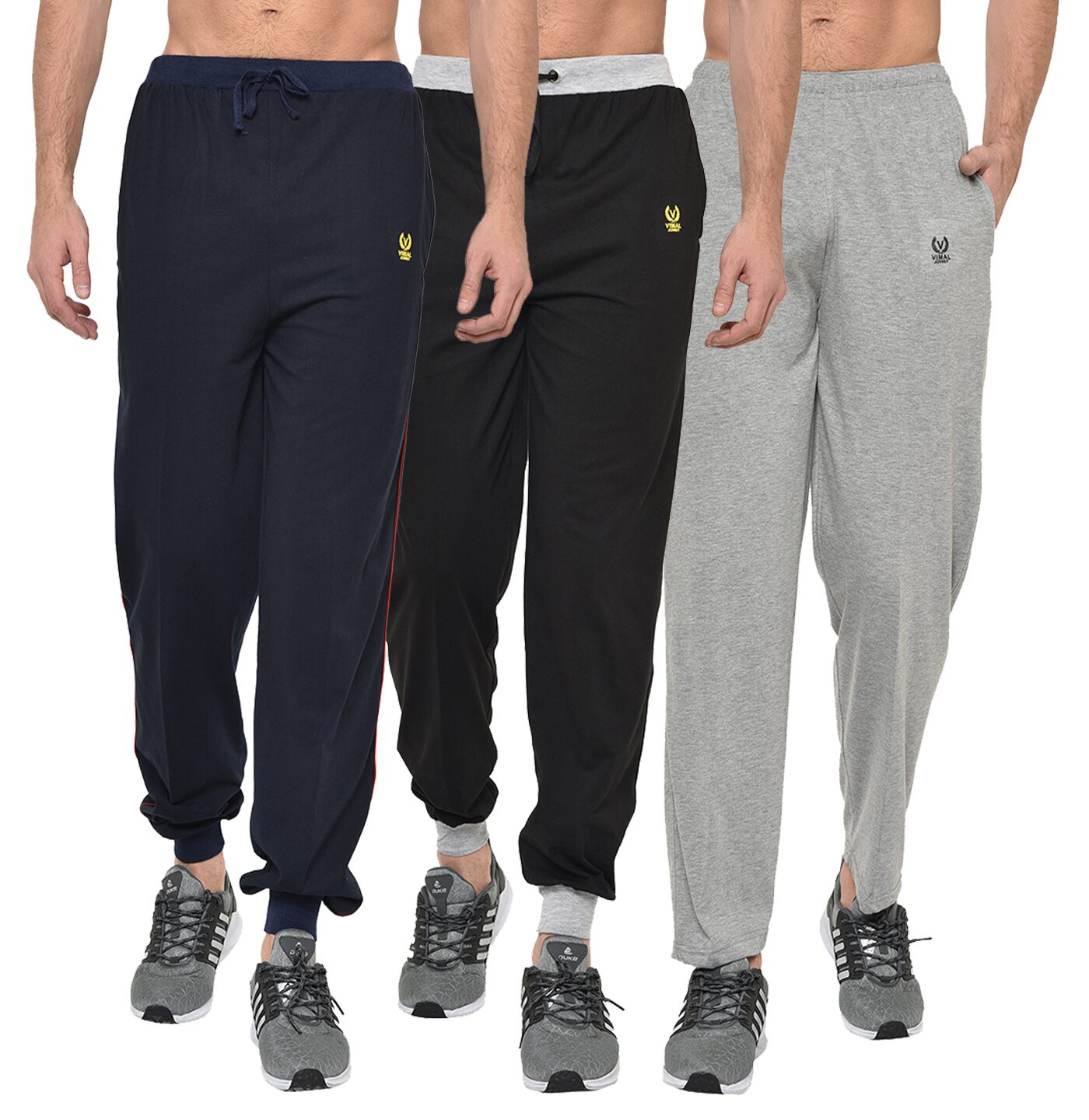 

VIMAL JONNEY Men Multi Solid Regular fit Joggers