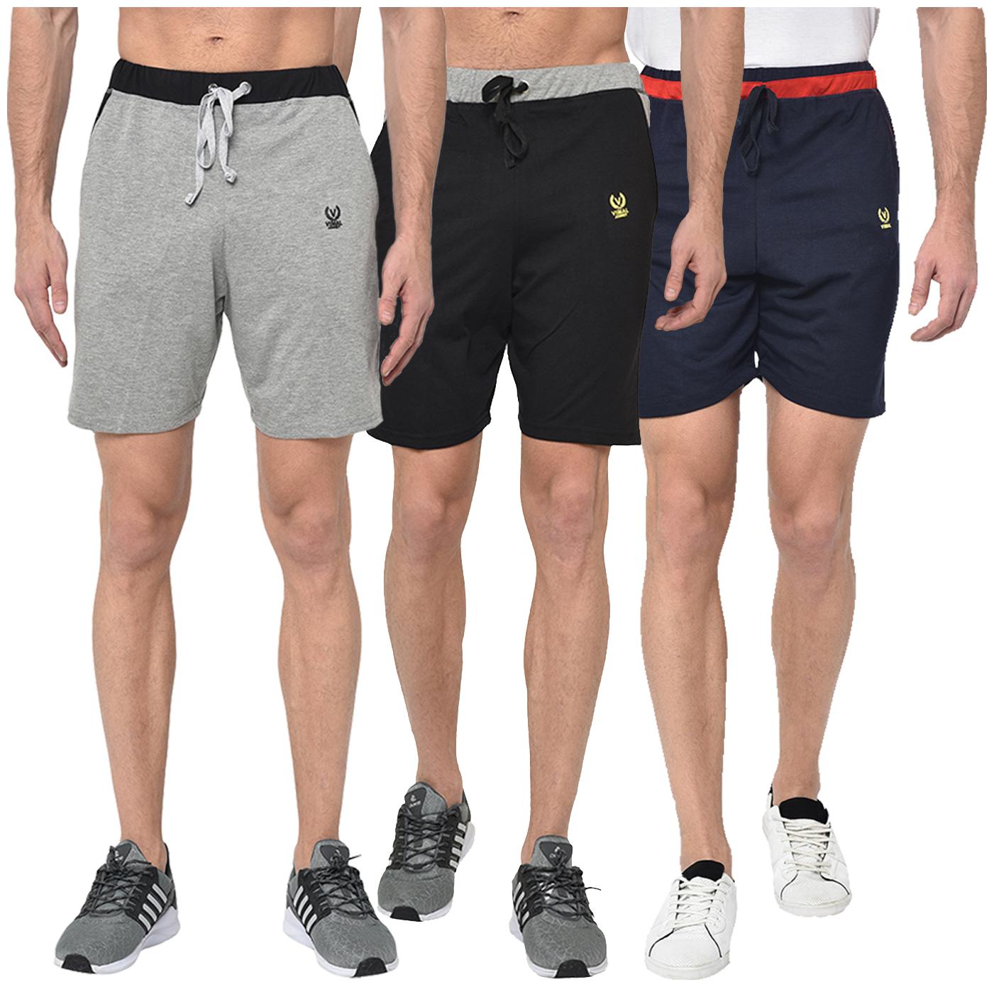 

VIMAL JONNEY Men Multi Regular Fit Regular Shorts