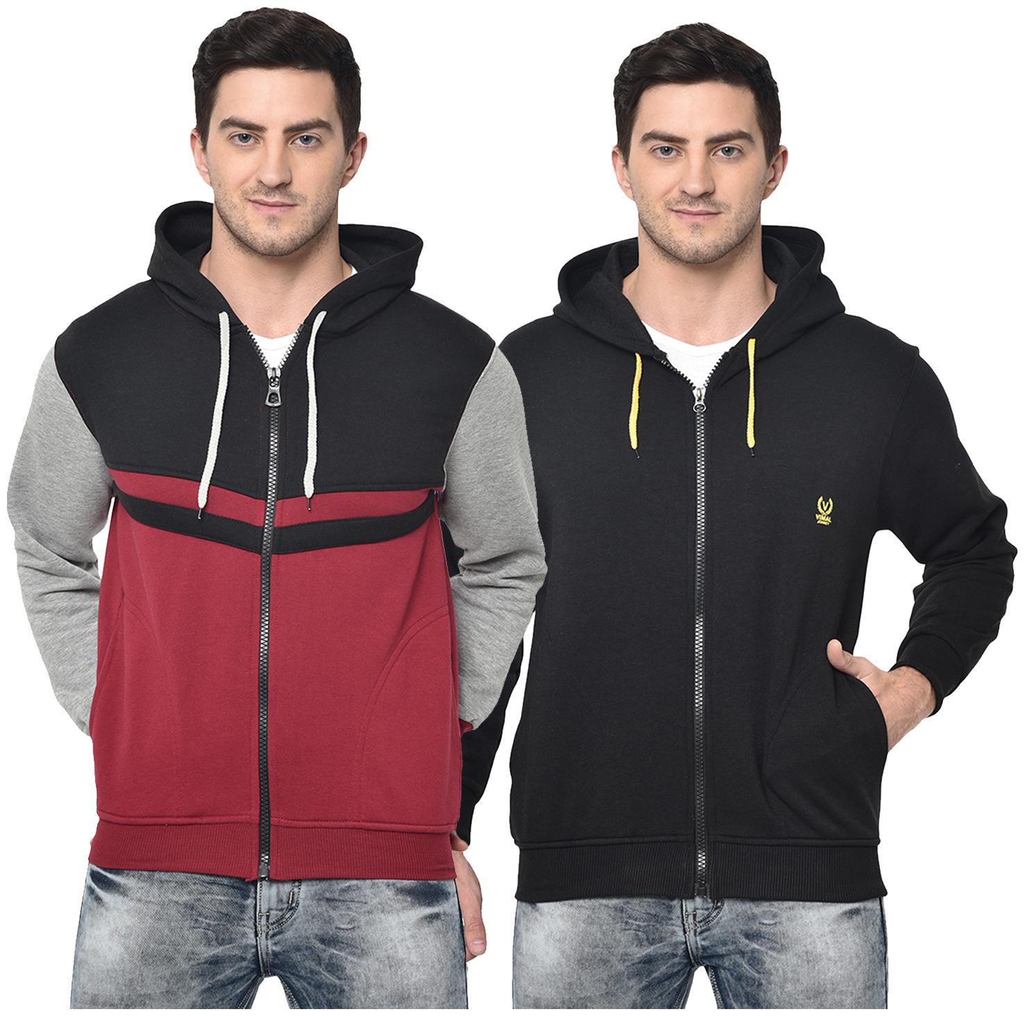 

VIMAL JONNEY Men Multi Hooded Hoodie