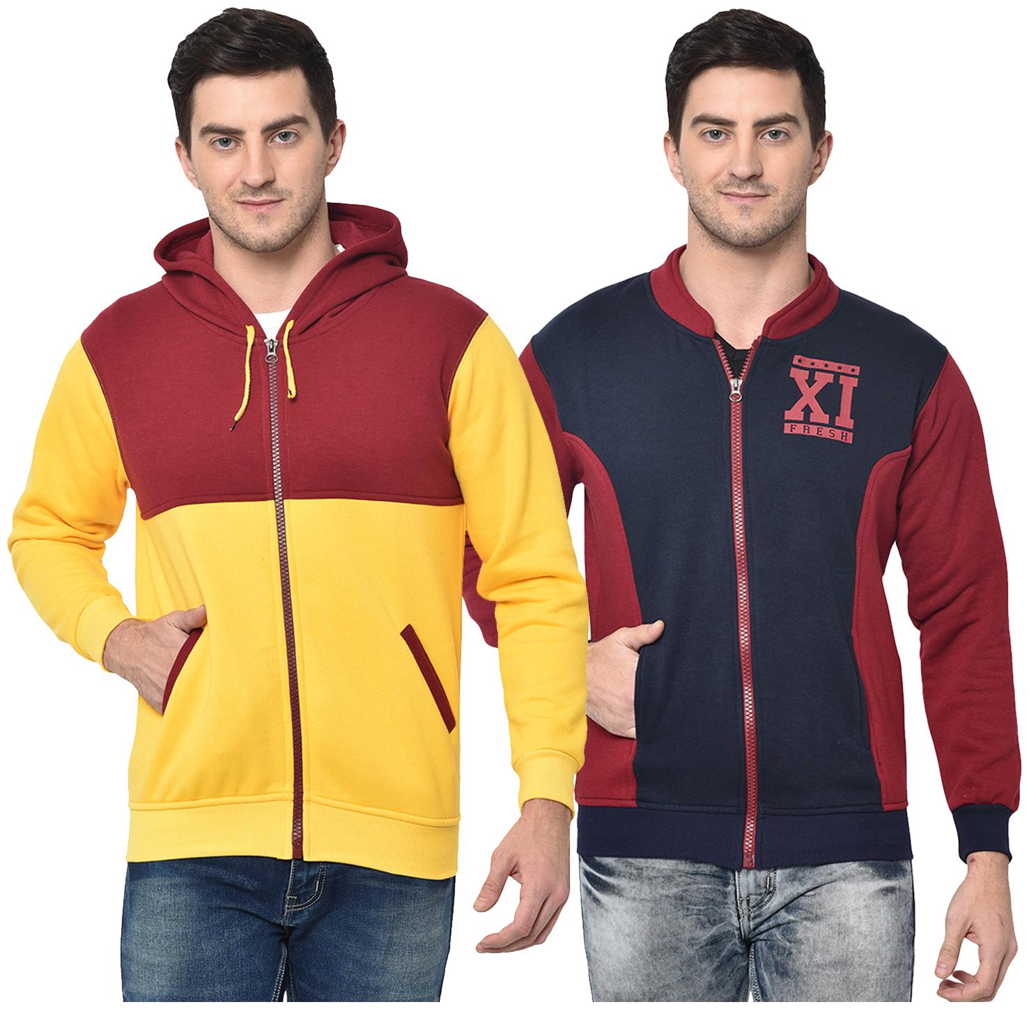 

VIMAL JONNEY Men Multi Hooded Hoodie