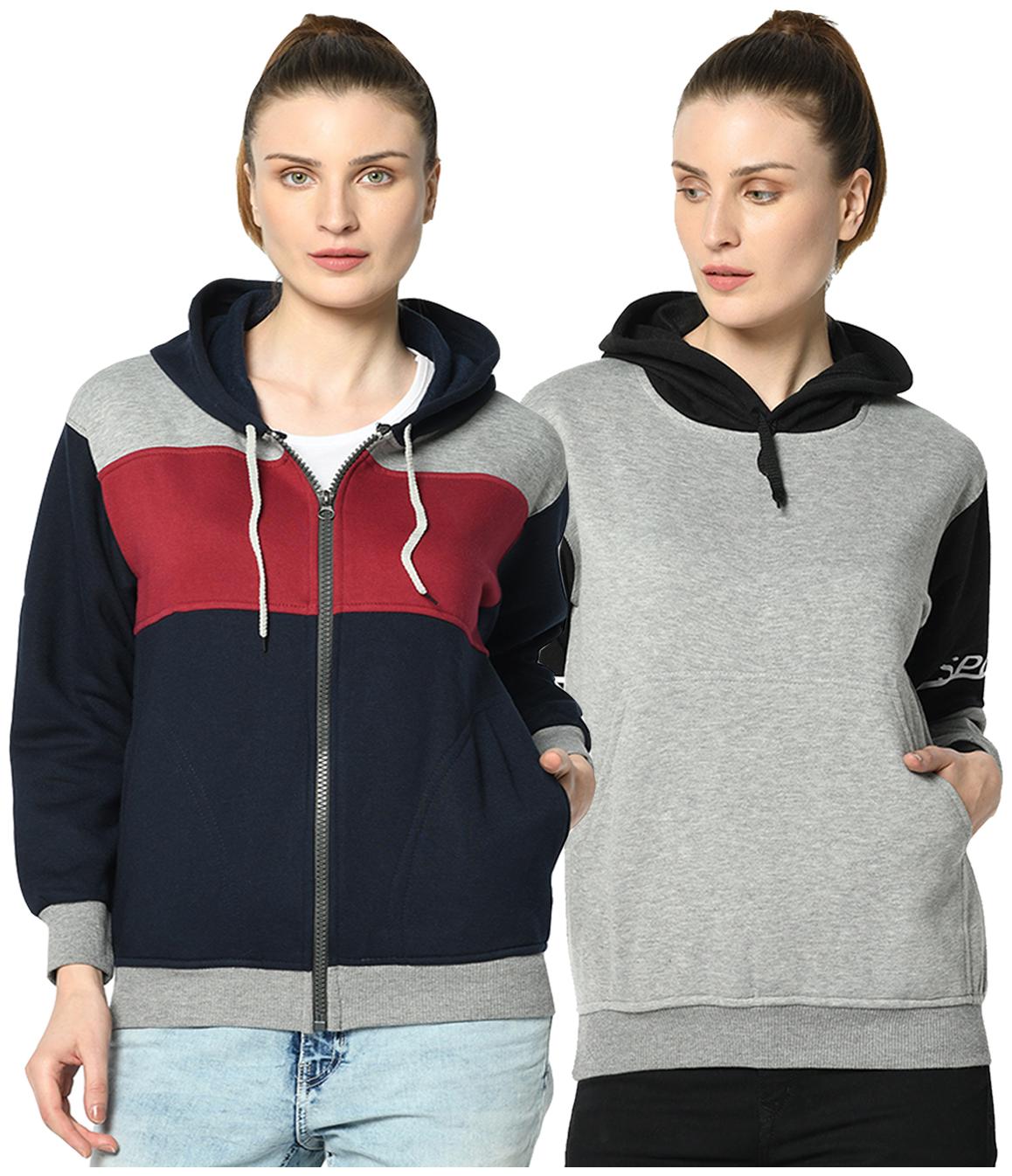 

VIMAL JONNEY Women Colourblocked Hoodie - Multi