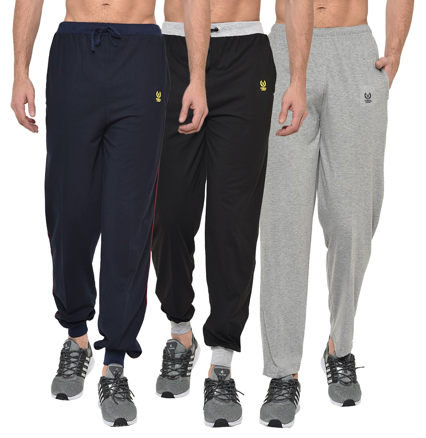 

VIMAL JONNEY Men Multi Solid Regular fit Joggers