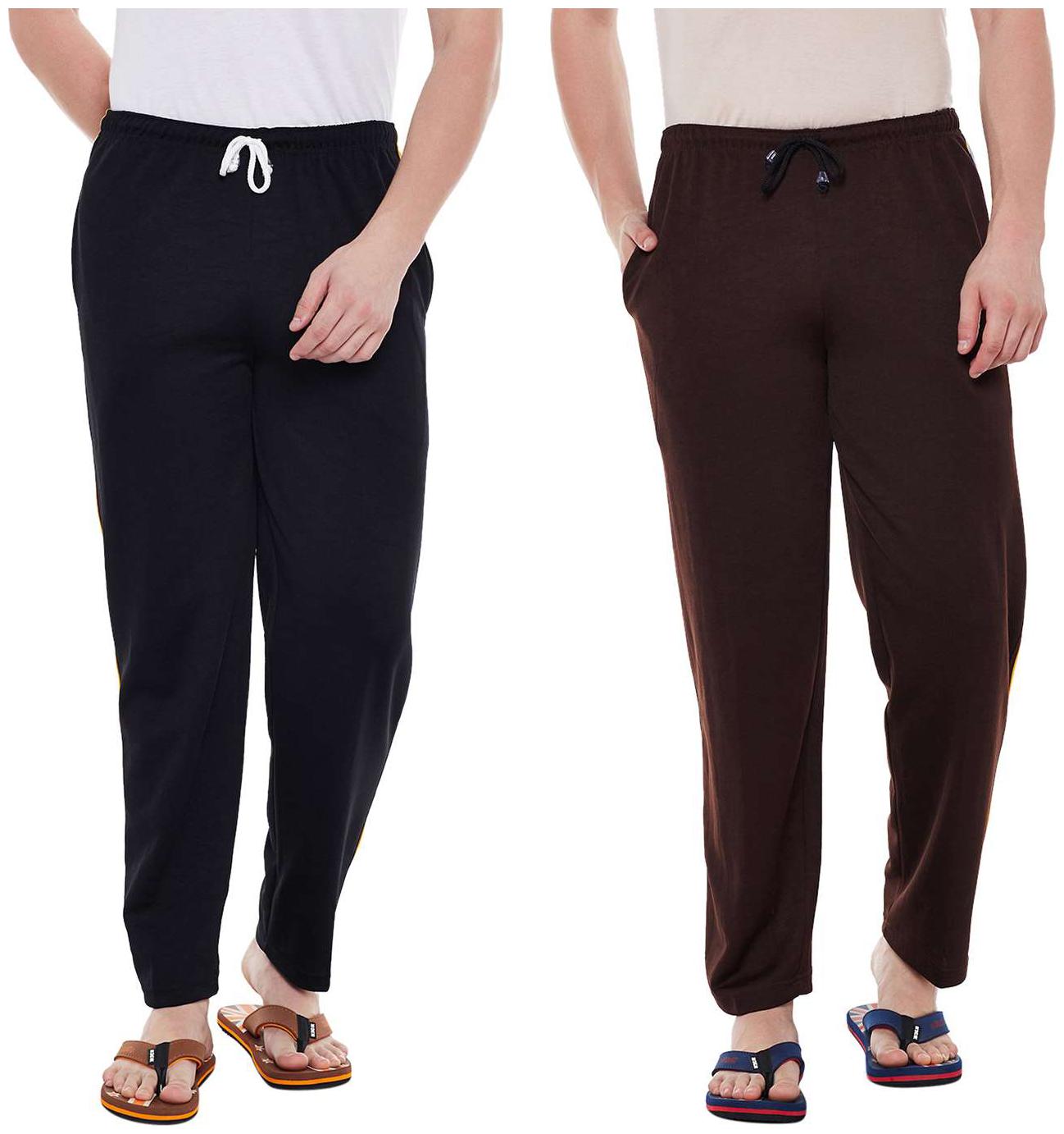 

Vimal Jonney Cotton Multicolor Trackpants For Men(Pack Of 2)
