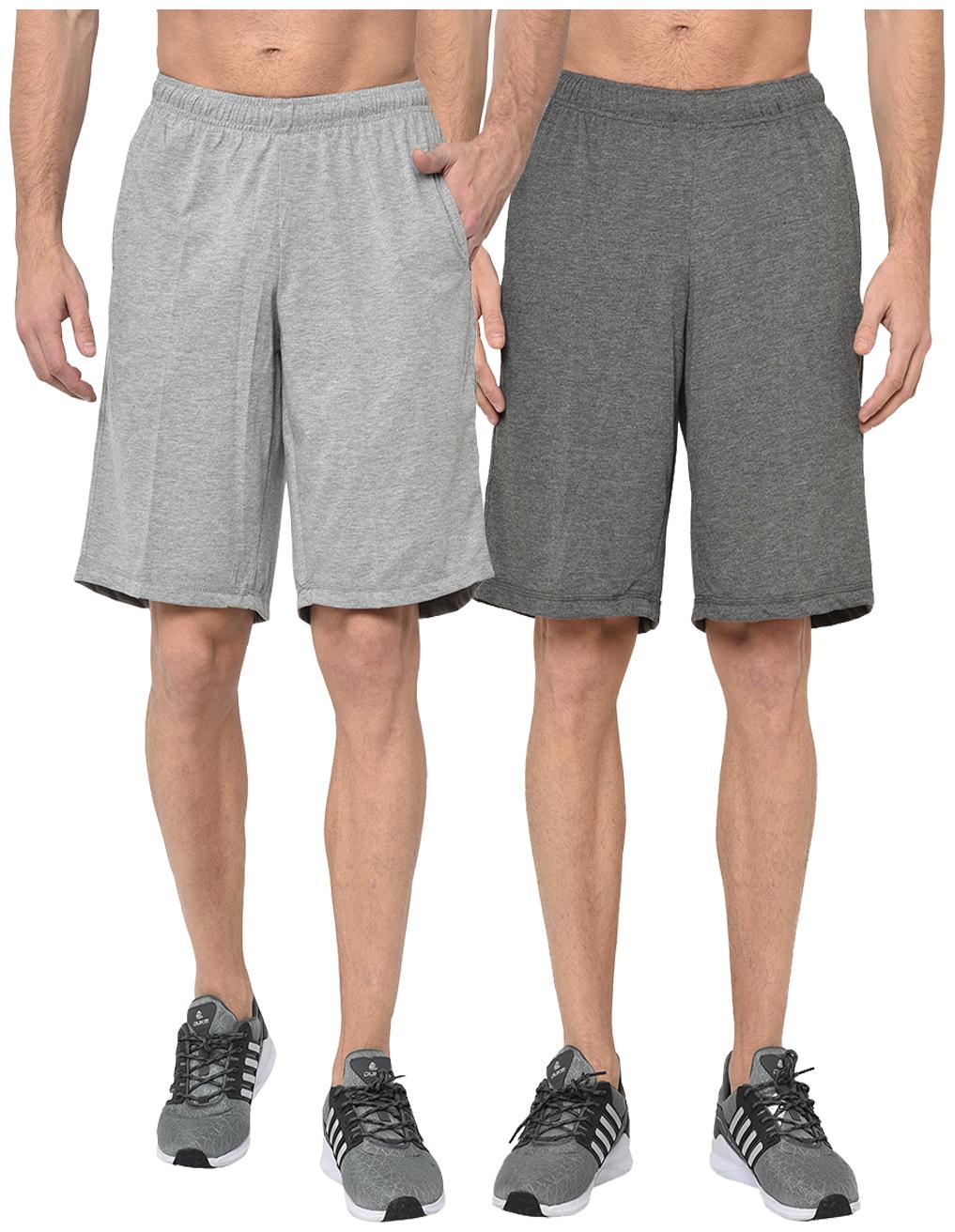 

VIMAL JONNEY Men Grey Regular Fit Regular Shorts
