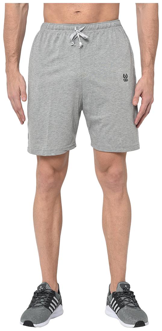

VIMAL JONNEY Men Grey Regular Fit Regular Shorts