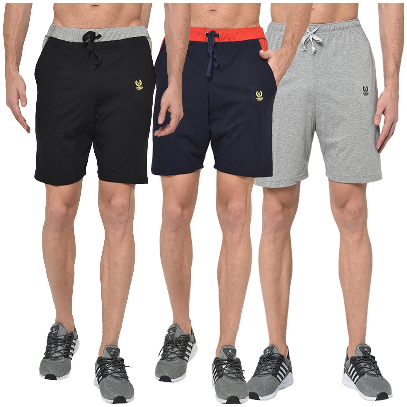 

VIMAL JONNEY Men Multi Regular Fit Regular Shorts