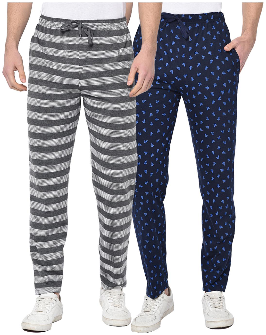

VIMAL JONNEY Men Multi Striped Regular fit Track pants
