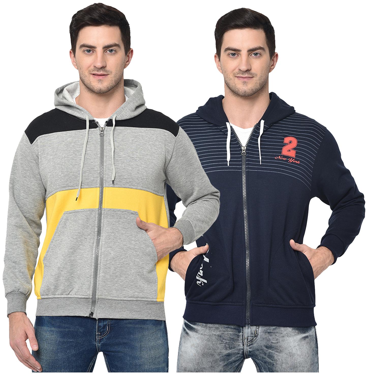

VIMAL JONNEY Men Multi Hooded Hoodie