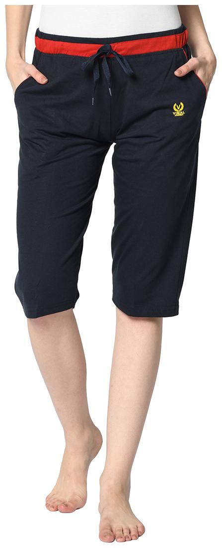 

VIMAL JONNEY Women Solid Regular shorts - Blue