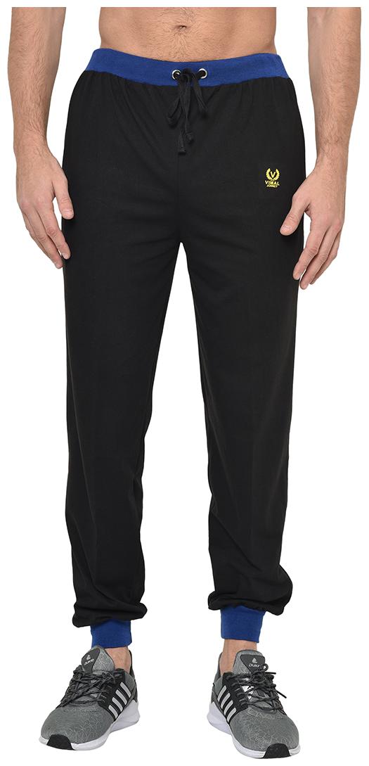 

VIMAL JONNEY Men Black Solid Regular fit Joggers
