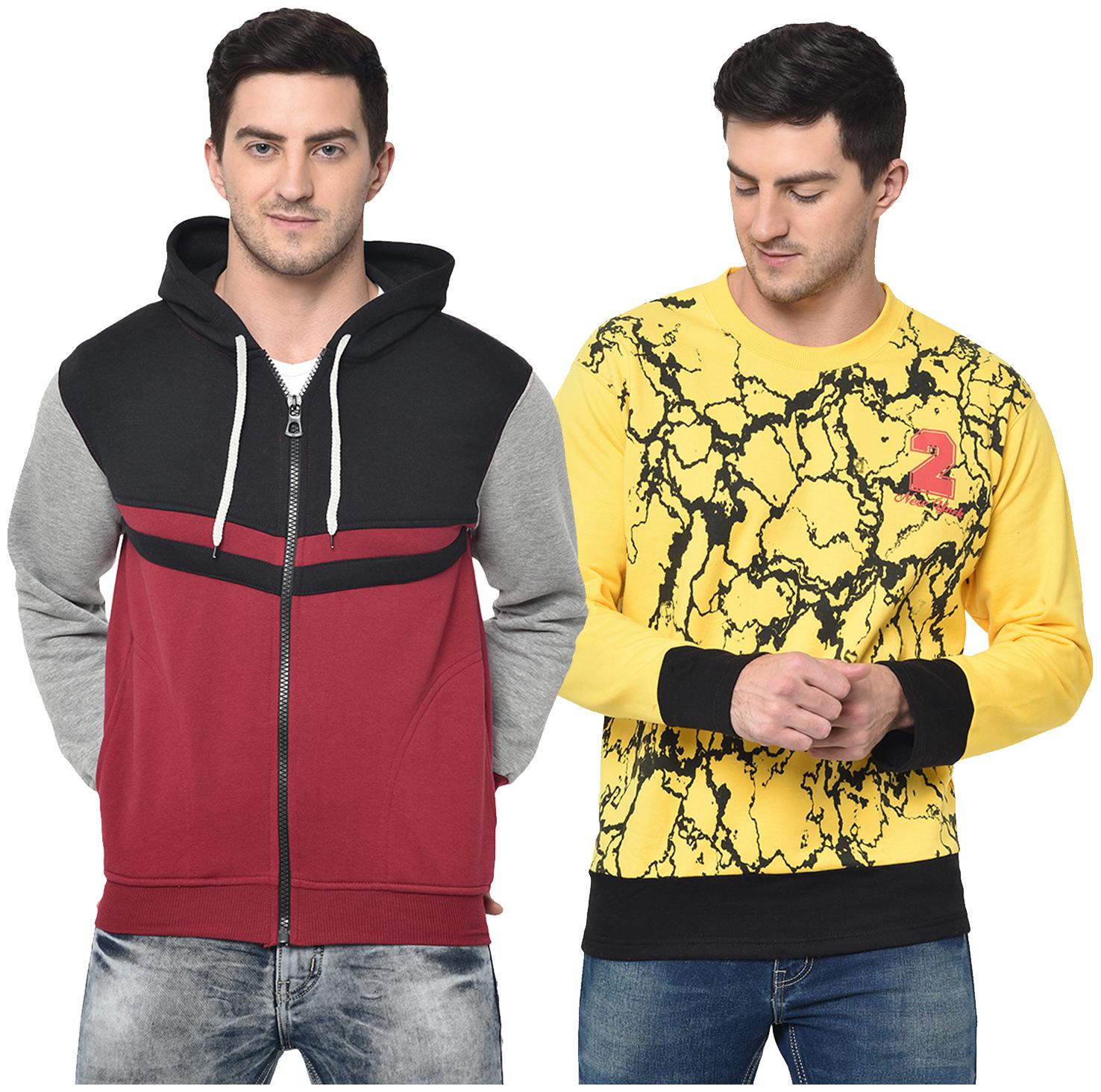 

VIMAL JONNEY Men Multi Hooded Hoodie