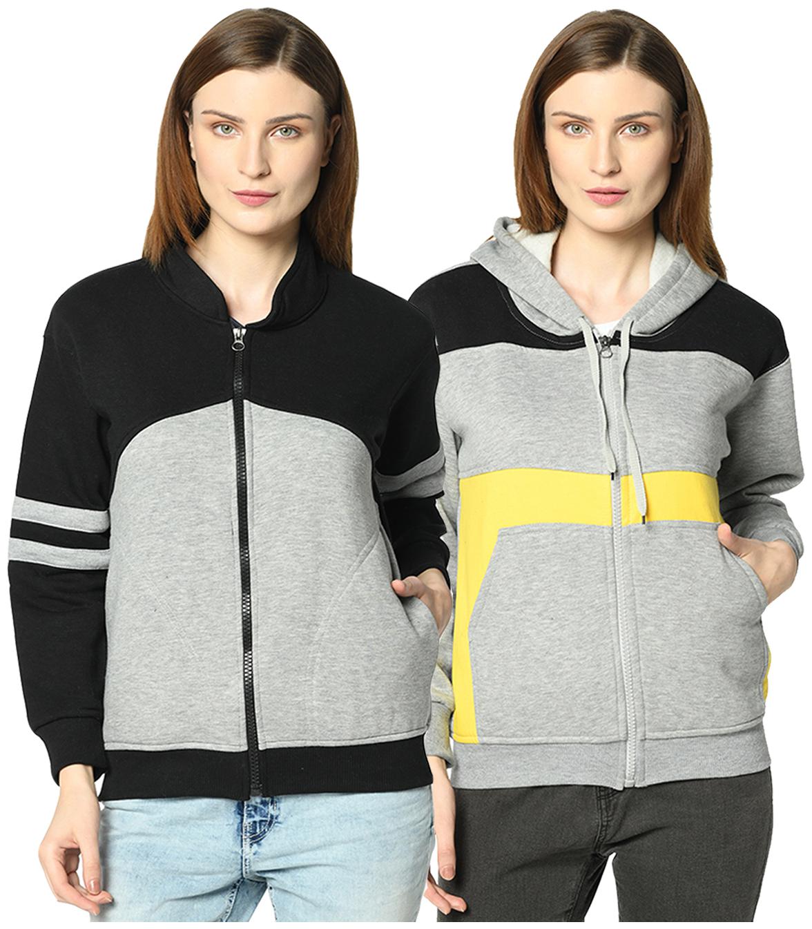 

VIMAL JONNEY Women Colourblocked Hoodie - Multi