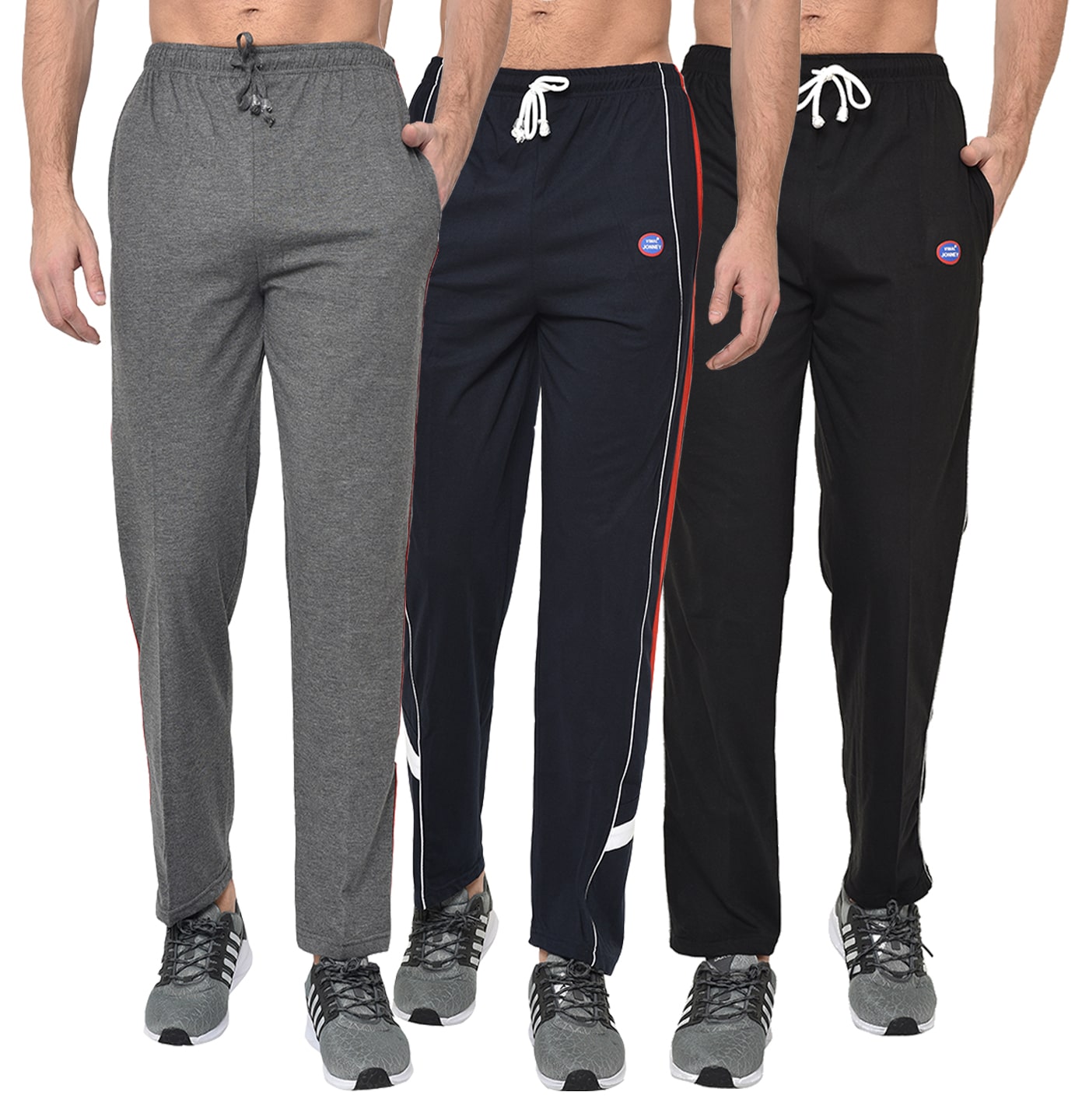 

VIMAL JONNEY Men Multi Solid Regular fit Track pants