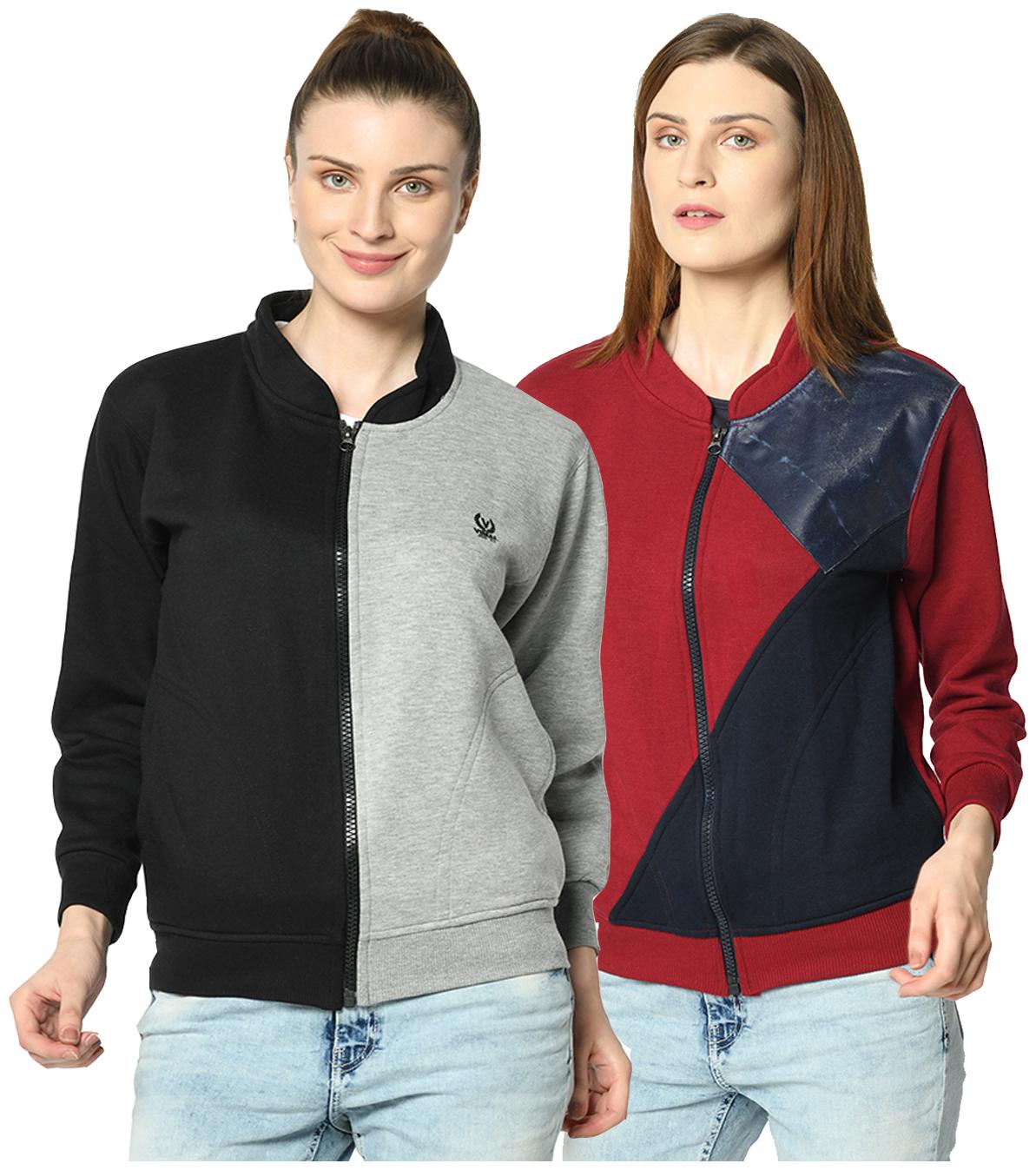 

VIMAL JONNEY Women Colourblocked Sweatshirt - Multi