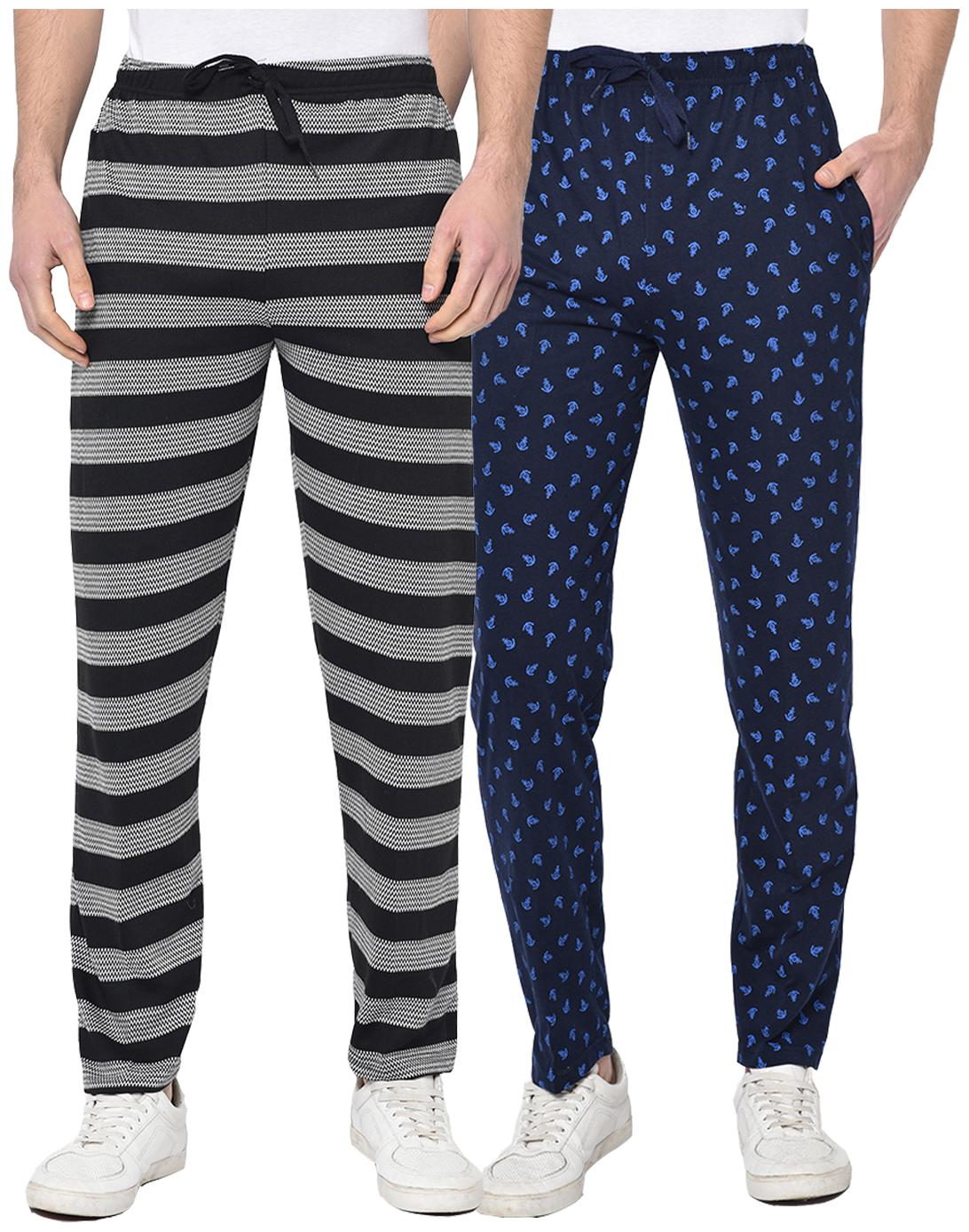 

VIMAL JONNEY Men Multi Striped Regular fit Track pants