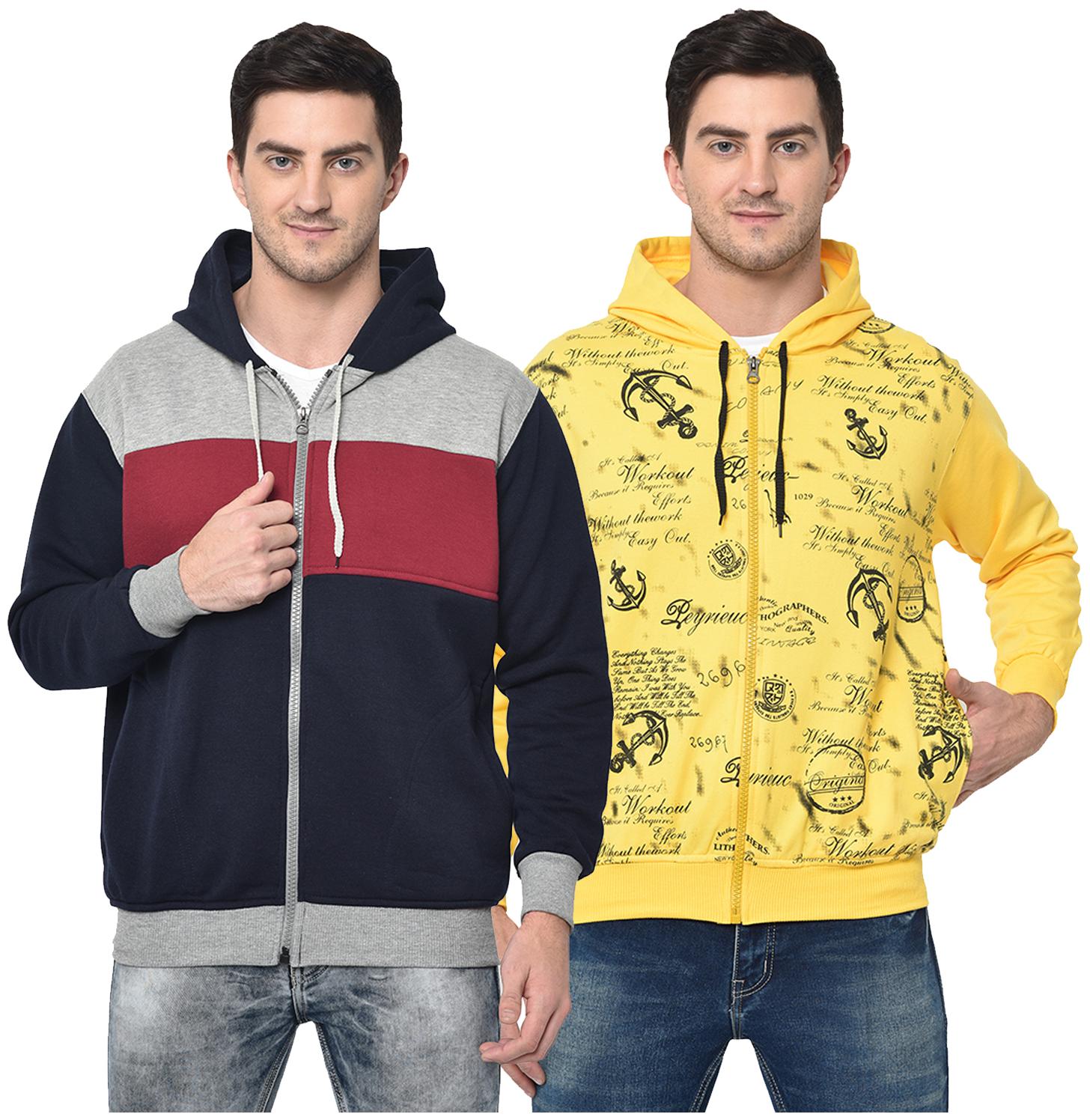 

VIMAL JONNEY Men Multi Hooded Hoodie