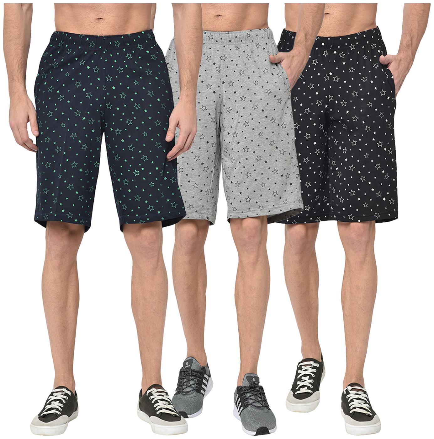 

VIMAL JONNEY Men Multi Regular Fit Regular Shorts