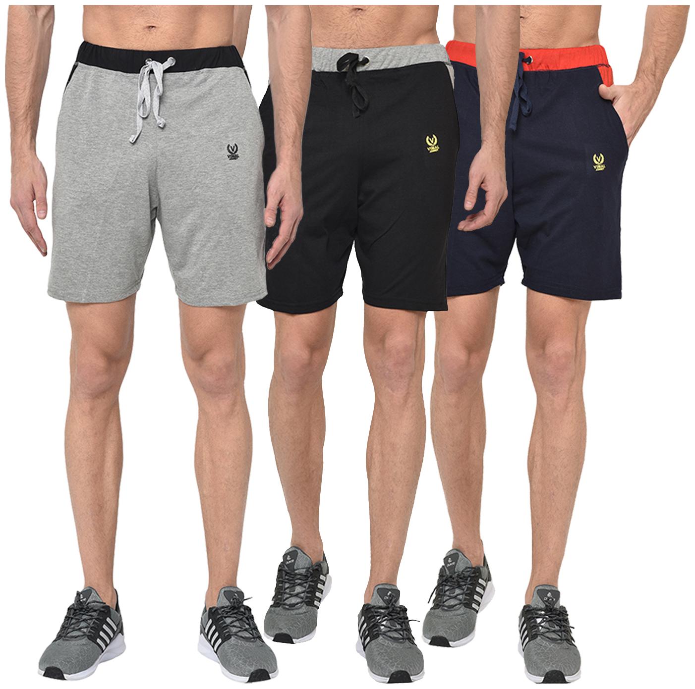 

VIMAL JONNEY Men Multi Regular Fit Regular Shorts