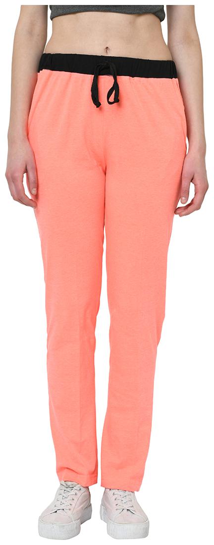 

VIMAL JONNEY Cotton Blend Solid Orange Track Pant For Women