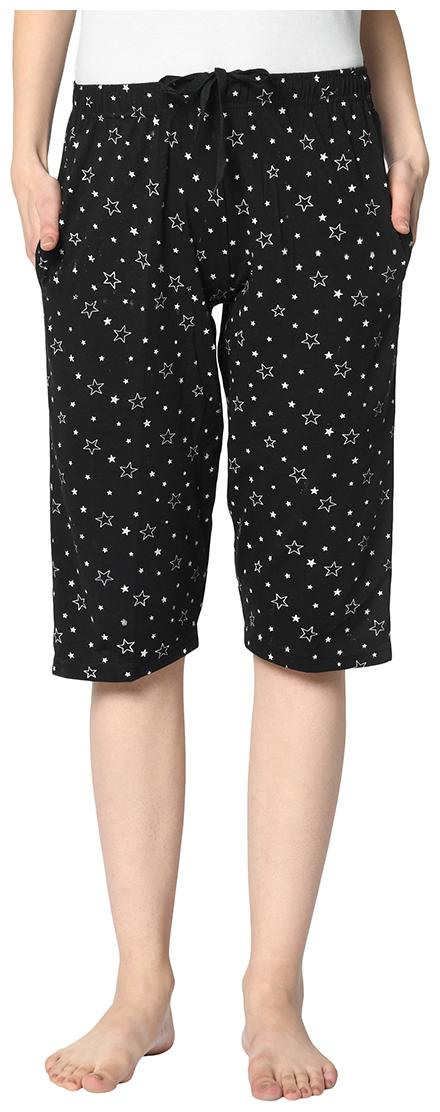 

VIMAL JONNEY Women Printed Regular shorts - Black