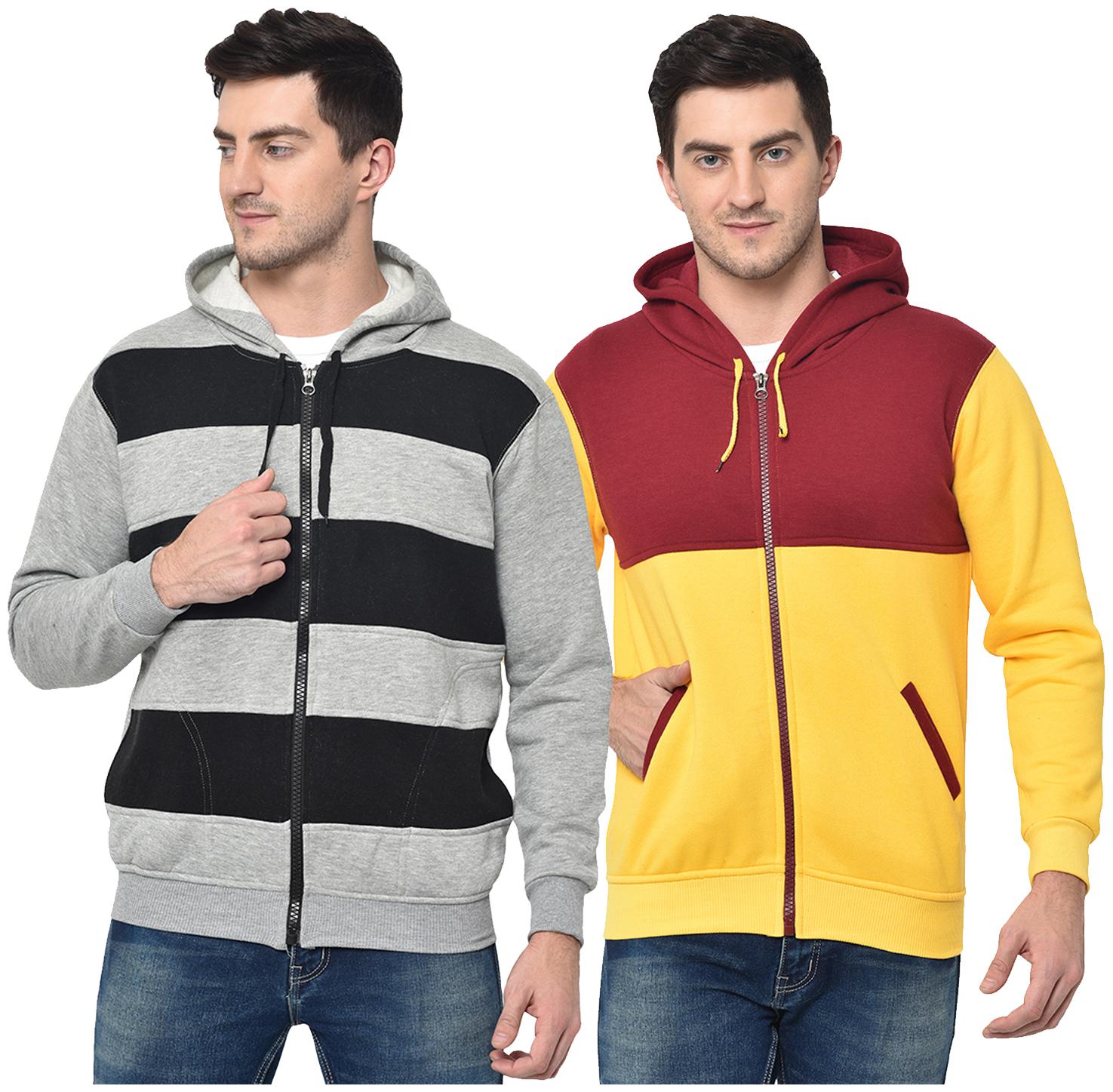 

VIMAL JONNEY Men Multi Hooded Hoodie