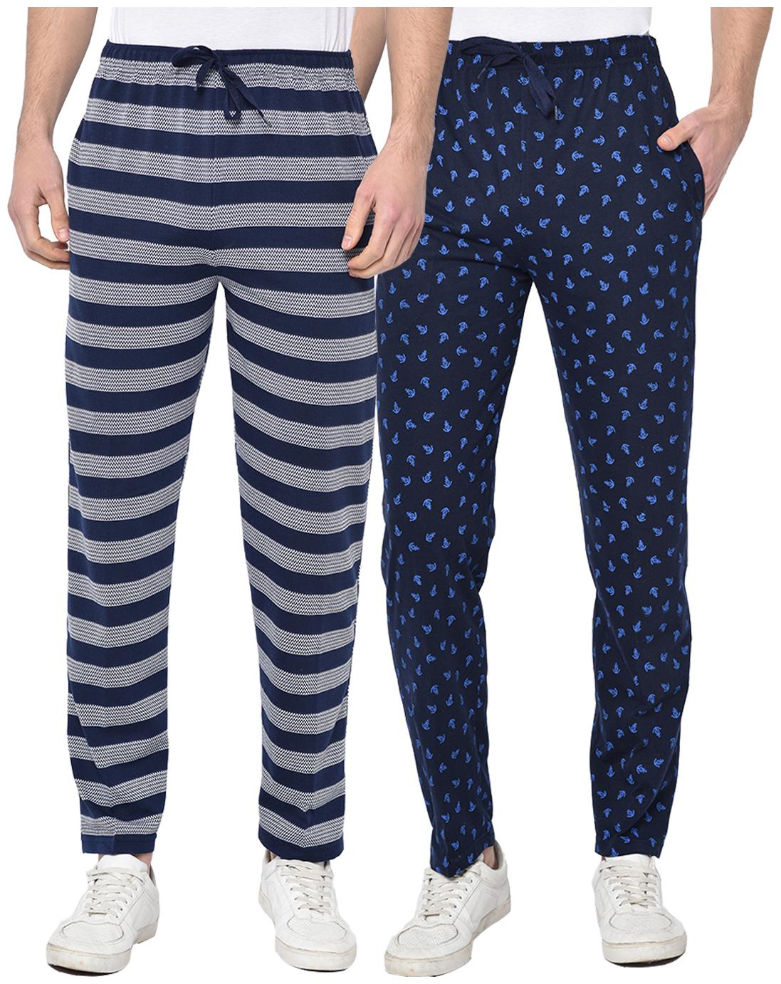 

VIMAL JONNEY Men Multi Striped Regular fit Track pants