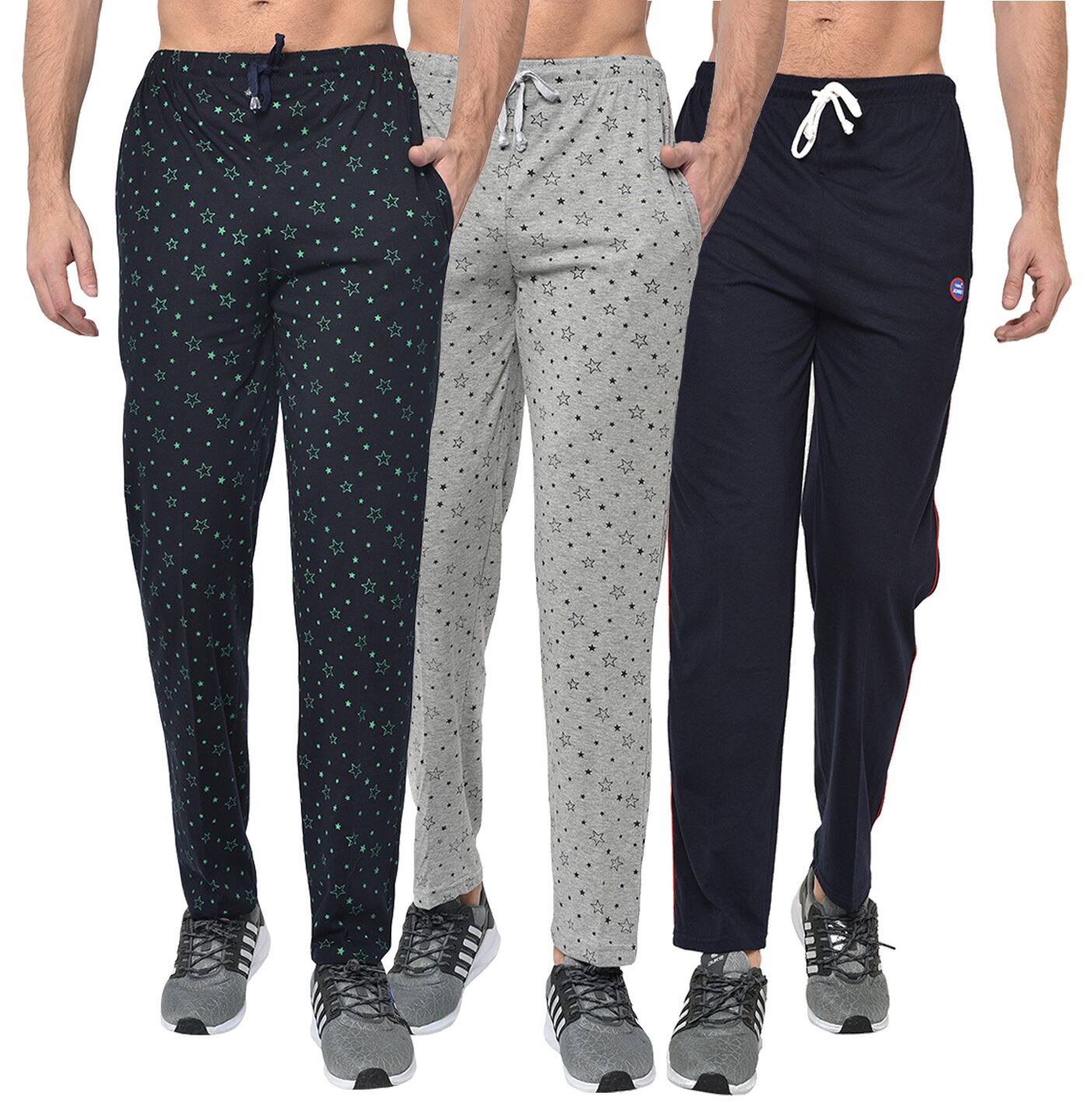 

VIMAL JONNEY Men Multi Solid Regular fit Track pants