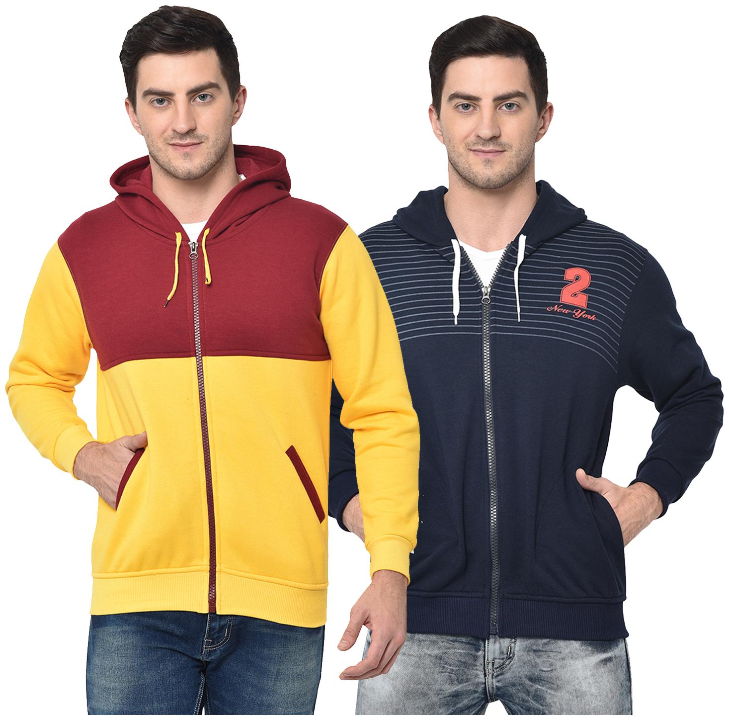 

VIMAL JONNEY Men Multi Hooded Hoodie