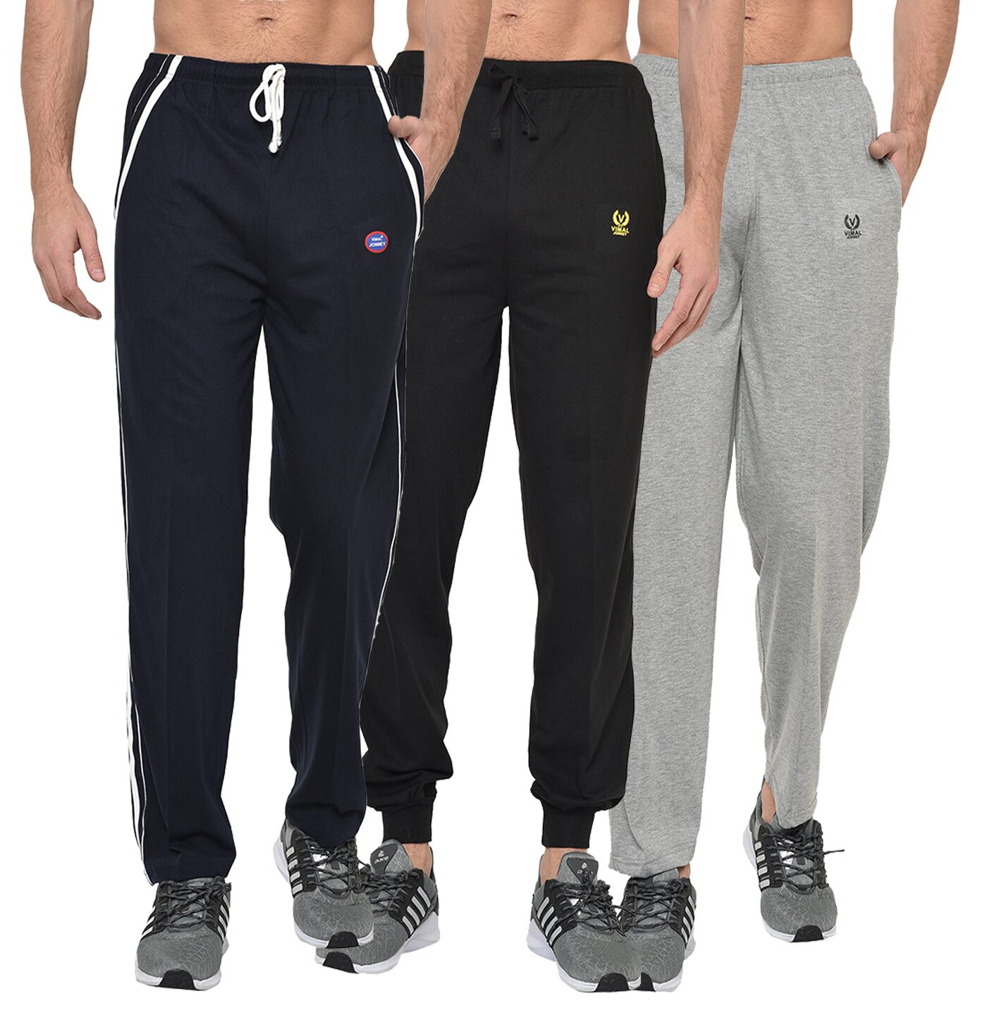 

VIMAL JONNEY Men Multi Solid Regular fit Track pants