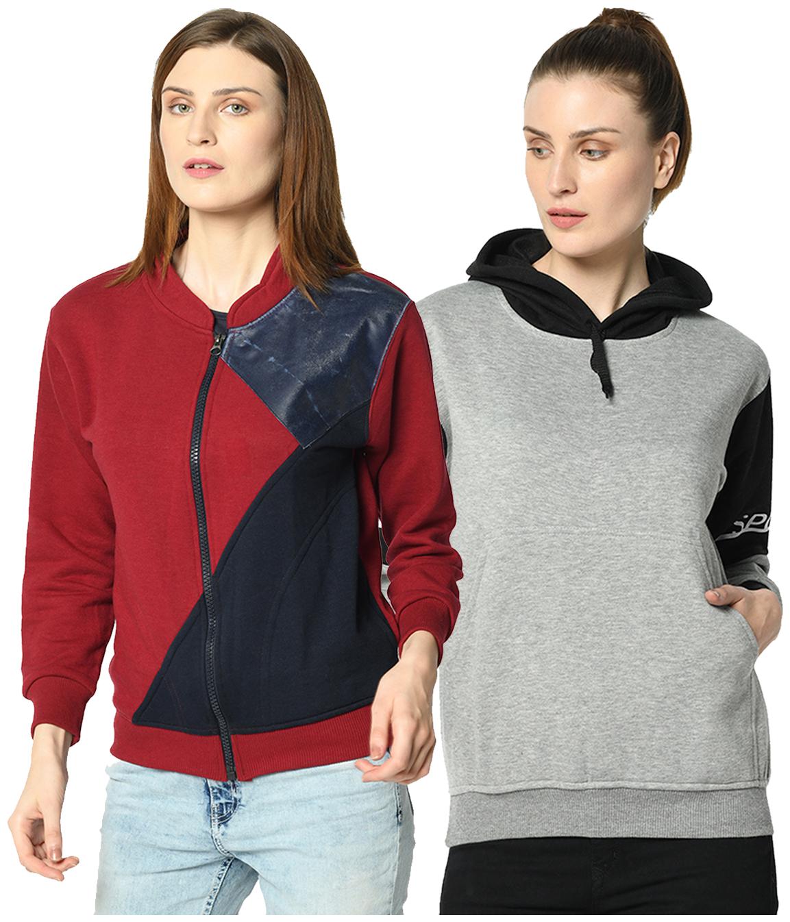 

VIMAL JONNEY Women Colourblocked Sweatshirt - Multi