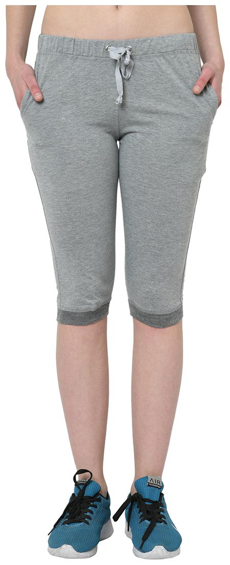 

VIMAL JONNEY Women Solid Regular capri - Silver
