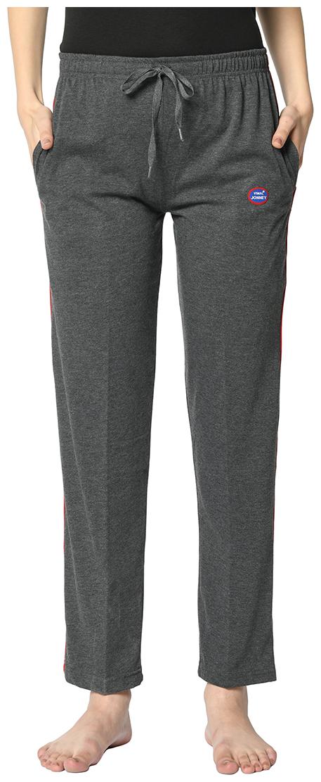 

Vimal Jonney Women Cotton Blend Solid Track Pants (Grey)