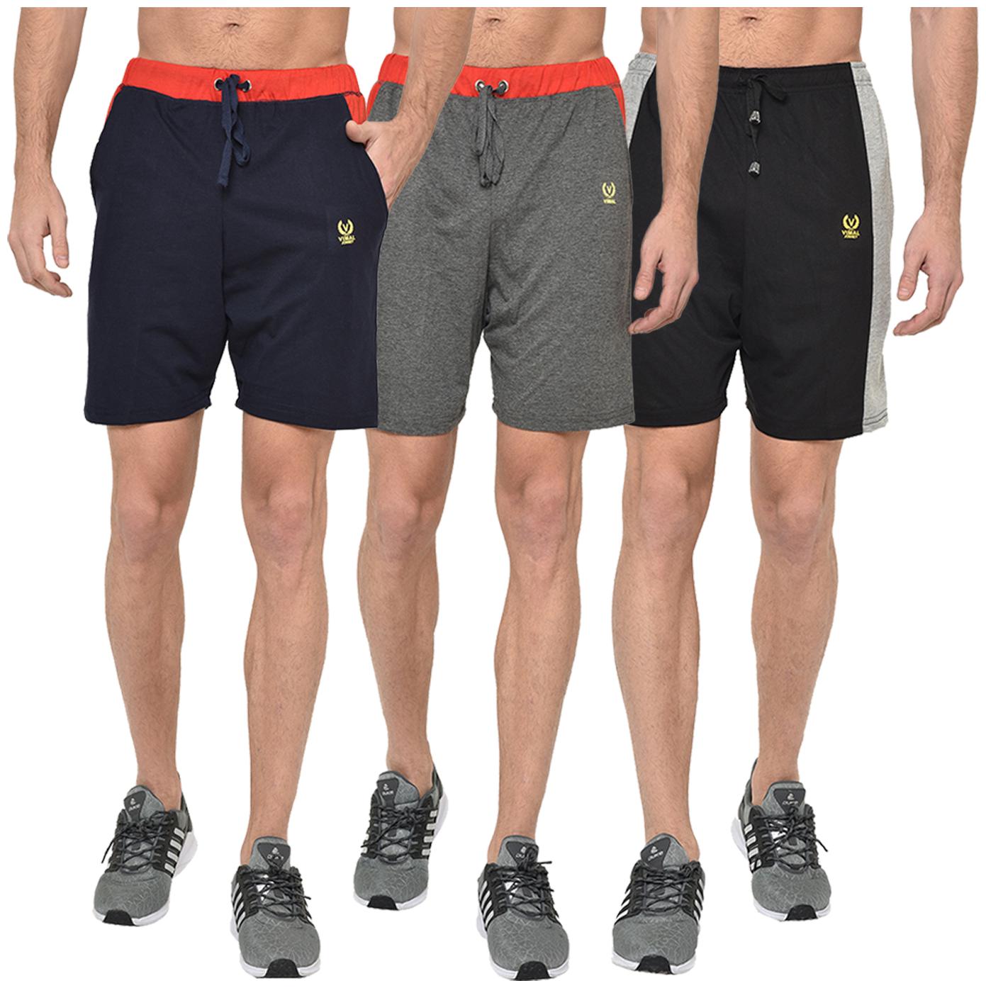 

VIMAL JONNEY Men Multi Regular Fit Regular Shorts