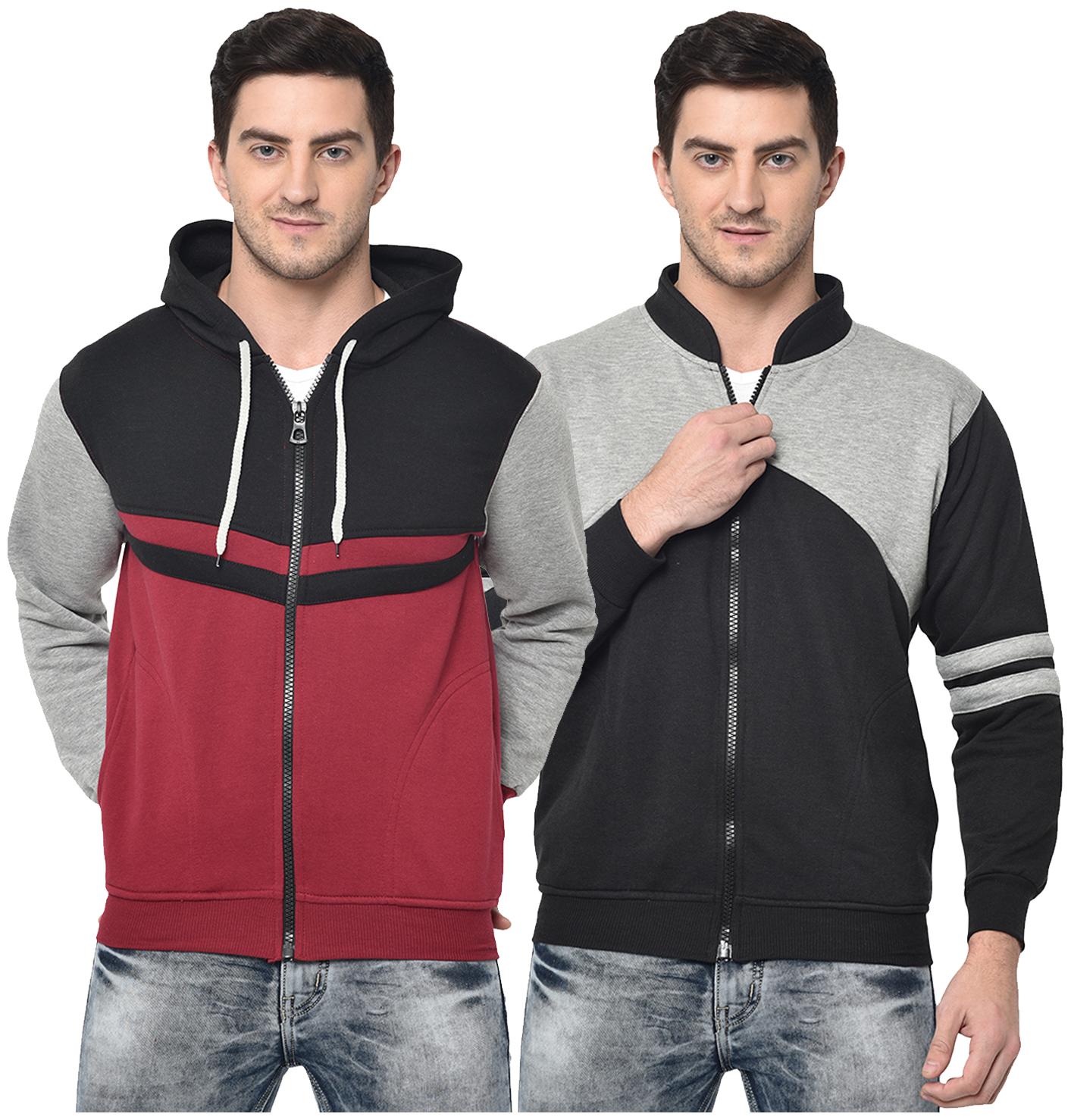 

VIMAL JONNEY Men Multi Hooded Hoodie
