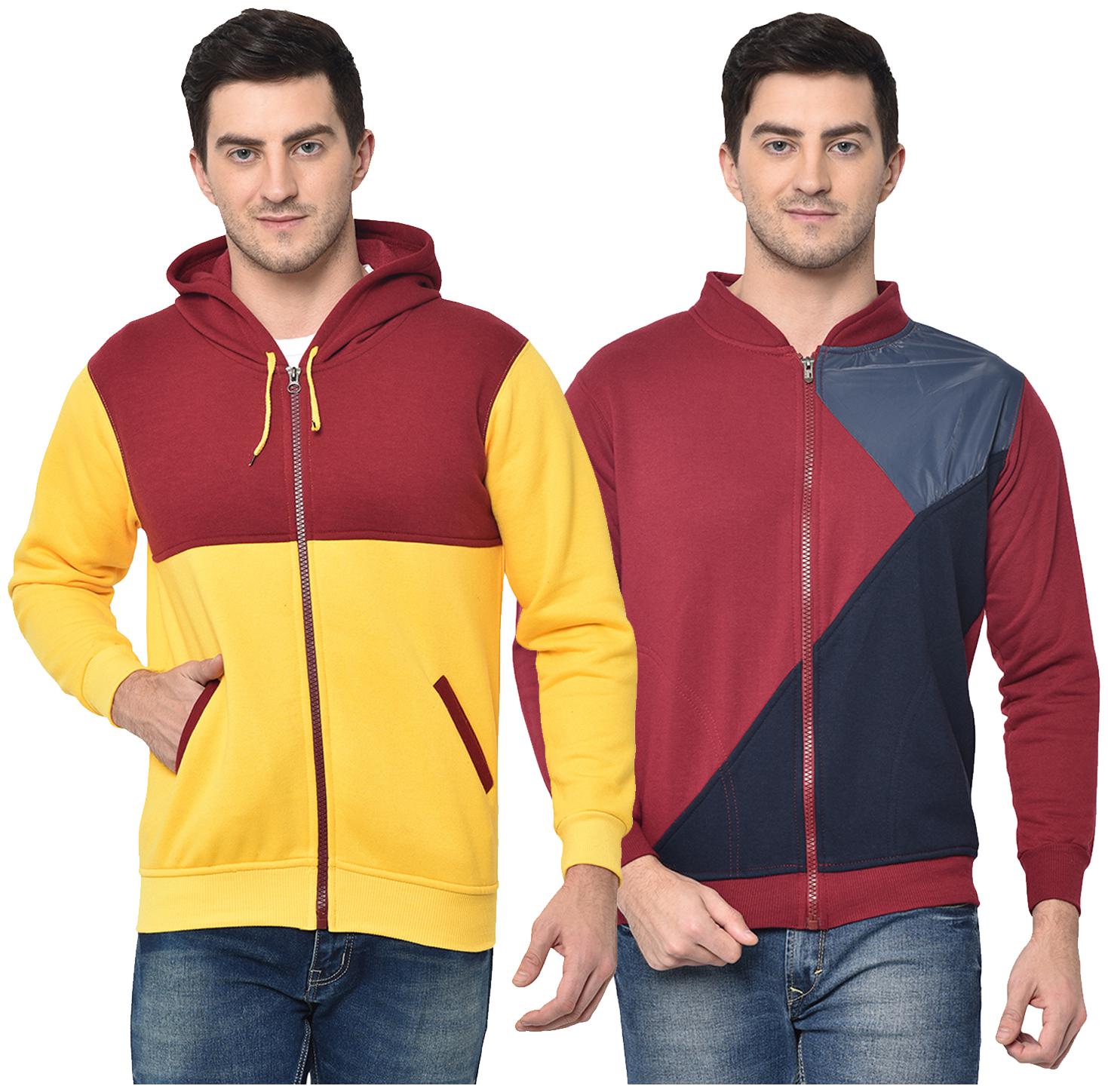 

VIMAL JONNEY Men Multi Hooded Hoodie