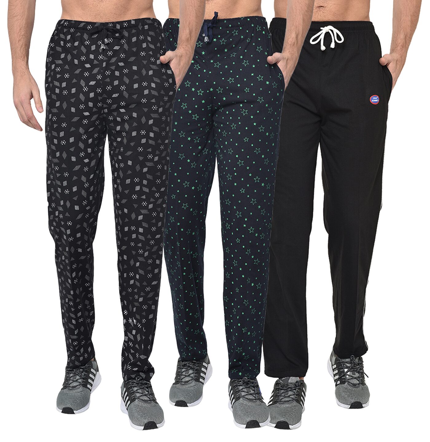 

VIMAL JONNEY Men Multi Solid Regular fit Track pants
