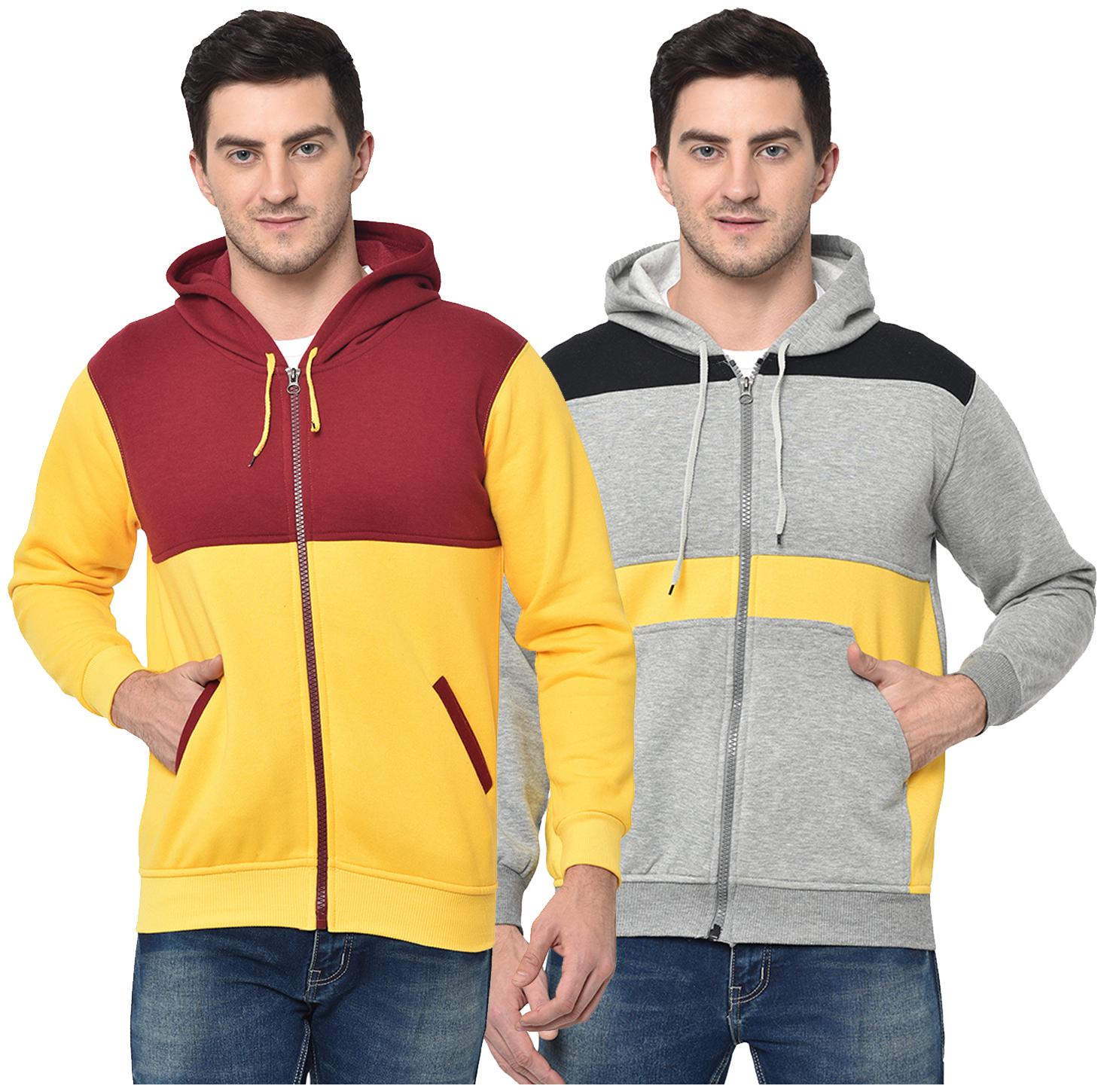 

VIMAL JONNEY Men Multi Hooded Hoodie