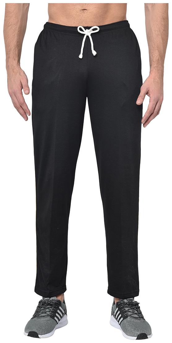 

VIMAL JONNEY Men Black Solid Regular fit Track pants