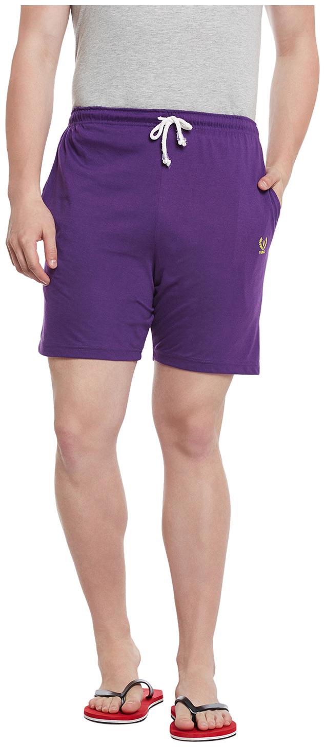 

VIMAL JONNEY Men Purple Regular Fit Regular Shorts