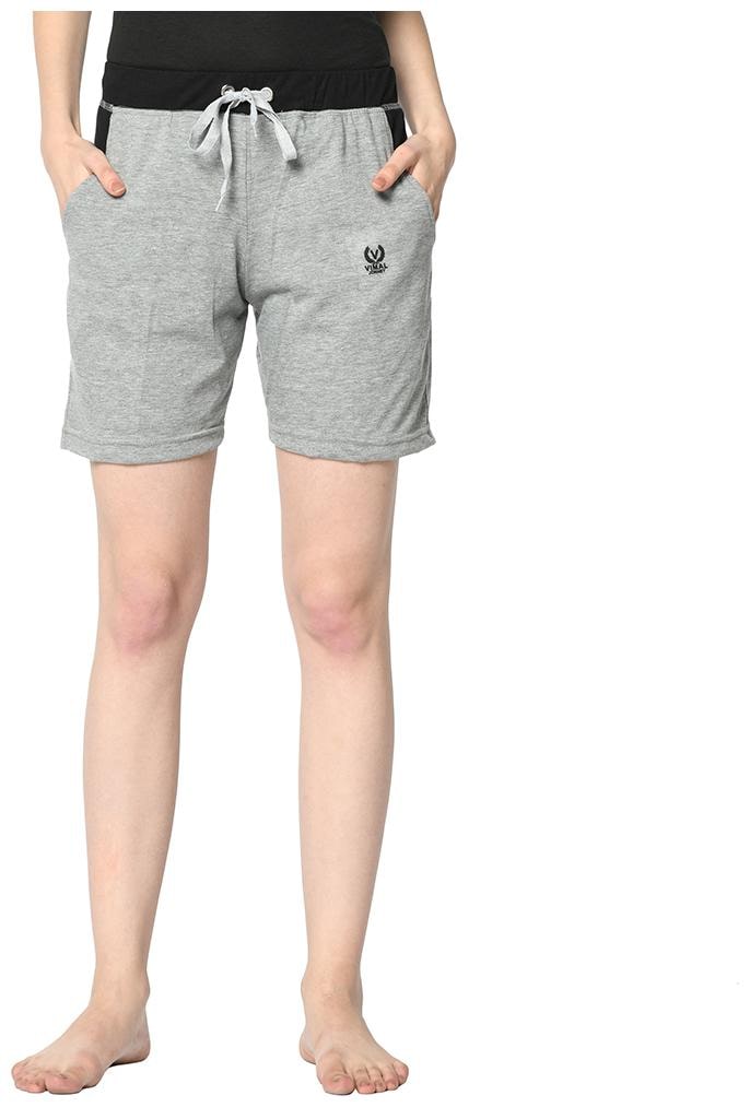 

Vimal Jonney Women S Regular Fit Cotton Short For Gym And Home Wear