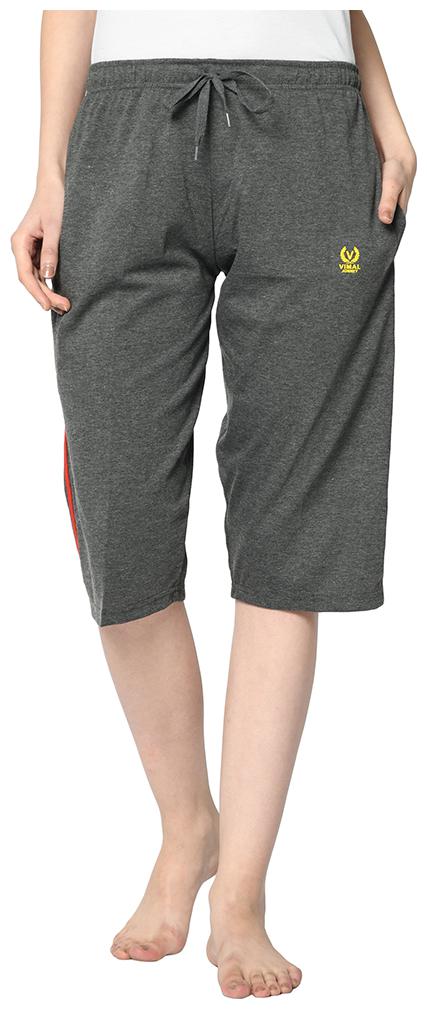 

VIMAL JONNEY Women Solid Regular shorts - Grey