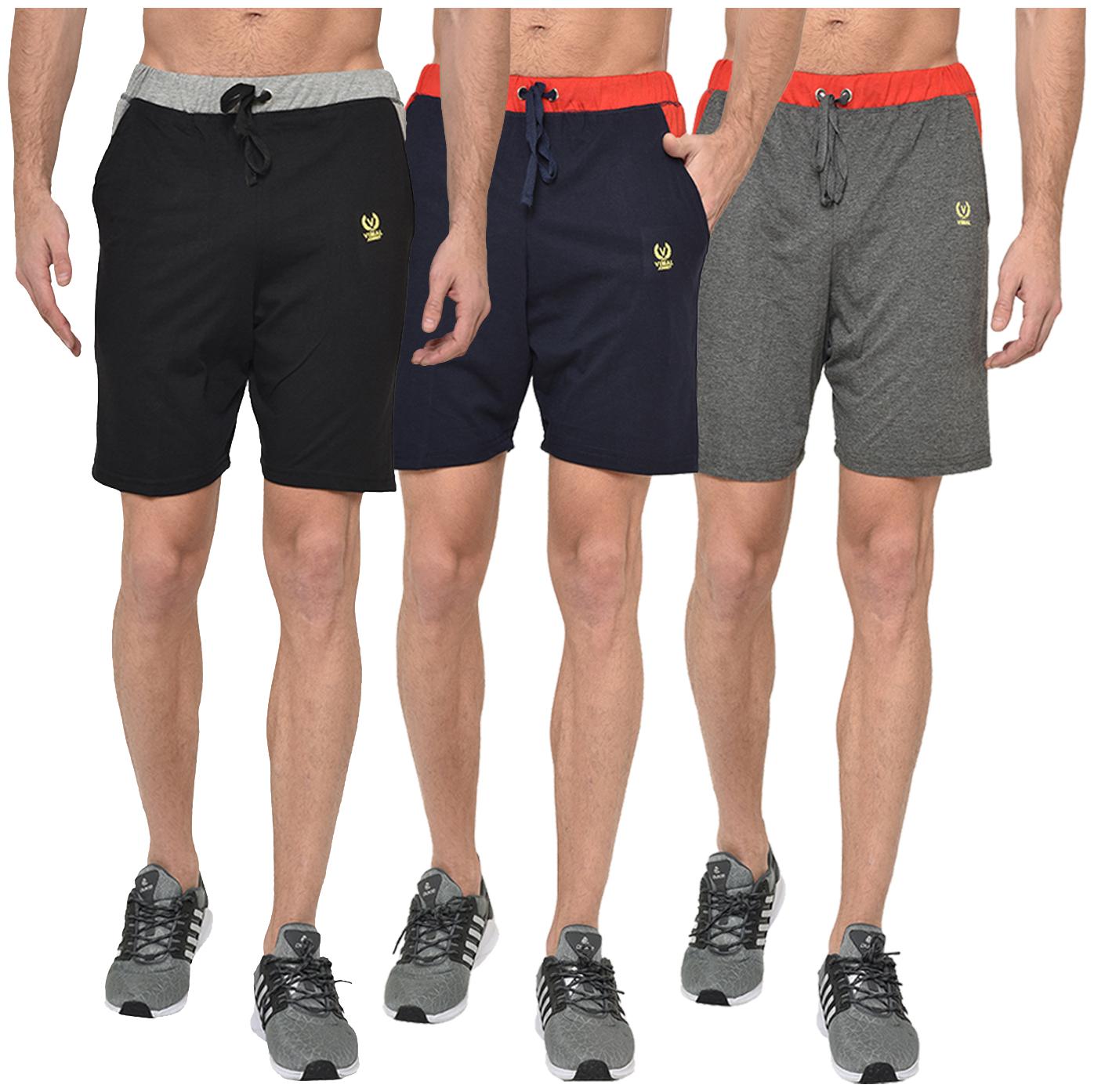 

VIMAL JONNEY Men Multi Regular Fit Regular Shorts