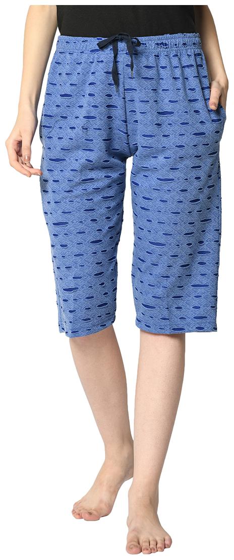 

VIMAL JONNEY Women Self design Regular shorts - Blue