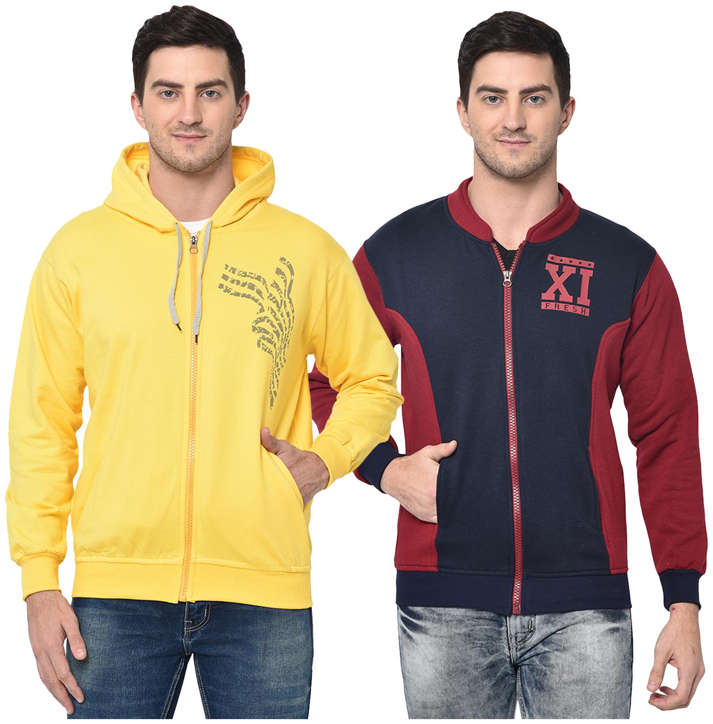 

VIMAL JONNEY Men Multi Hooded Hoodie