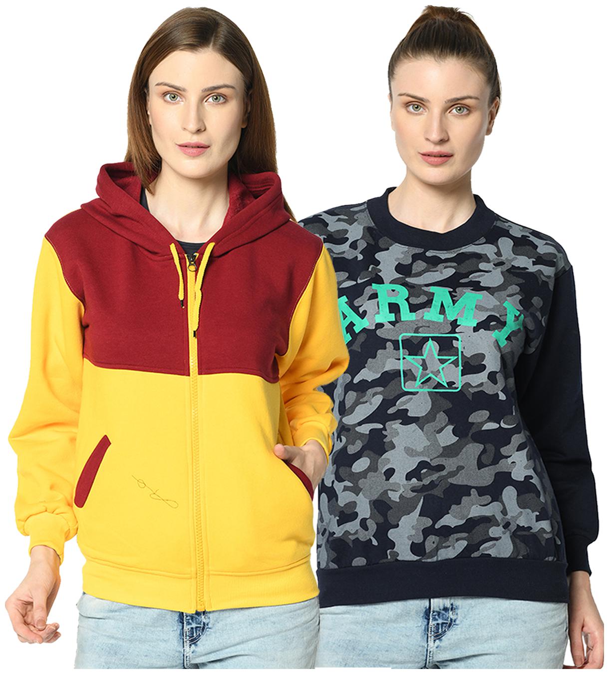

VIMAL JONNEY Women Camouflage Sweatshirt - Multi