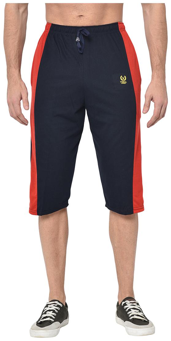 

VIMAL JONNEY Men Navy Blue Regular Fit Regular Shorts
