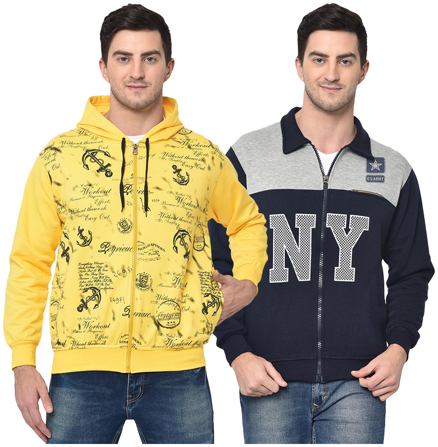 

VIMAL JONNEY Men Multi Hooded Hoodie